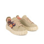 Women's beige sneakers Evromoda (Turkey) model 5100