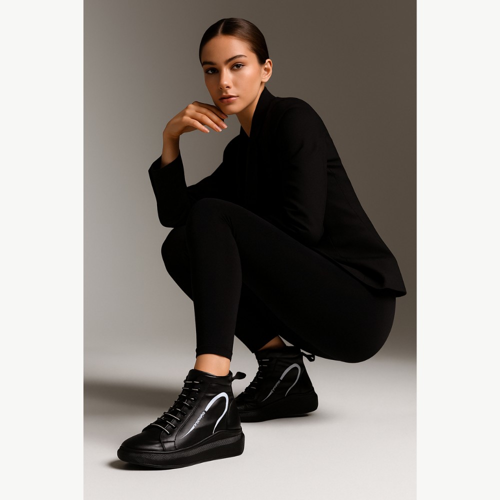 Жіночі шкіряні черевики Evromoda 375-705-sa 5101