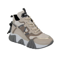 Жіночі бежеві кросівки Evromoda Туреччина арт 622-7566-sa 5102