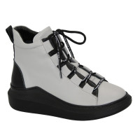 Жіночі сірі черевики Evromoda Туреччина 375-707-sa 5105