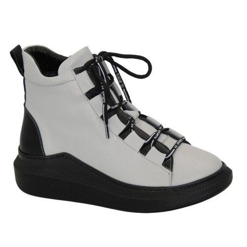 Жіночі сірі черевики Evromoda Туреччина 375-707-sa 5105