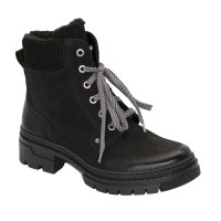 Women's black boots Contes Poland 547 5107