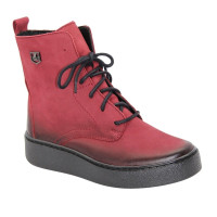 Women's red boots Contes Poland 496s 5110