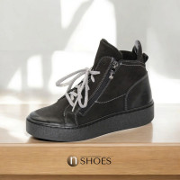 Women's black boots Contes Poland 544 5111