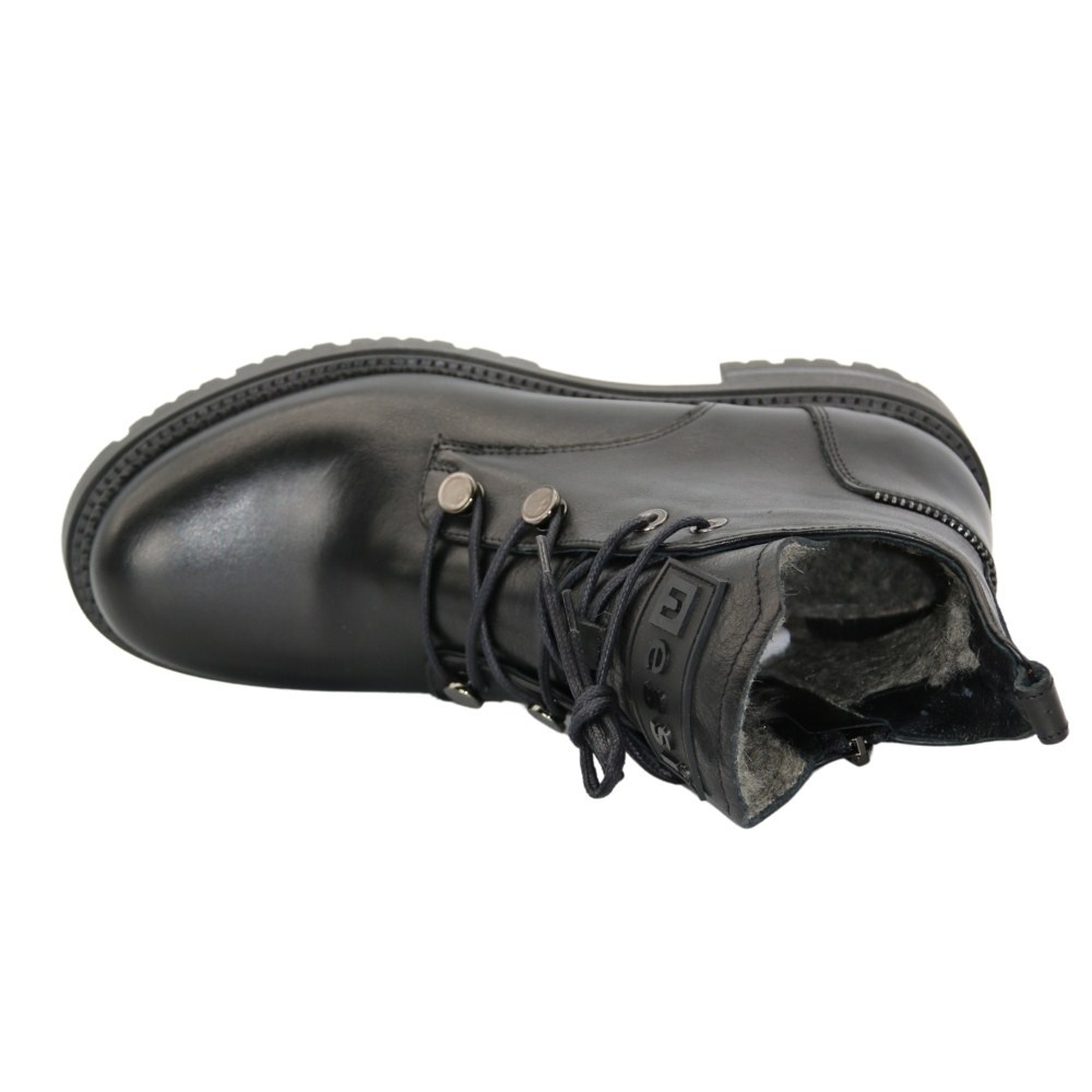 Жіночі чорні черевики Nessi (Польща) модель 5113