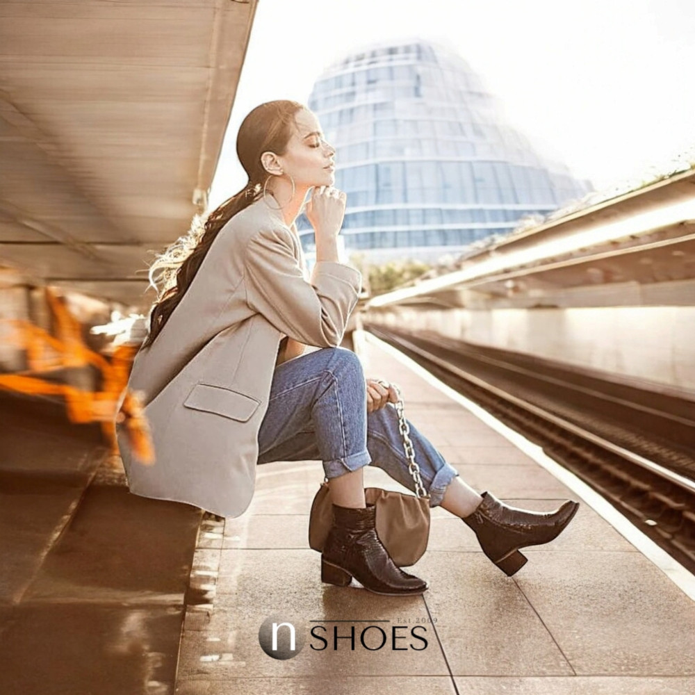 Класичні жіночі демісезонні черевики Nessi (Польща) модель 5114