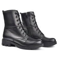 Women's black boots Lesta Poland 191-6477-7-1048 5118