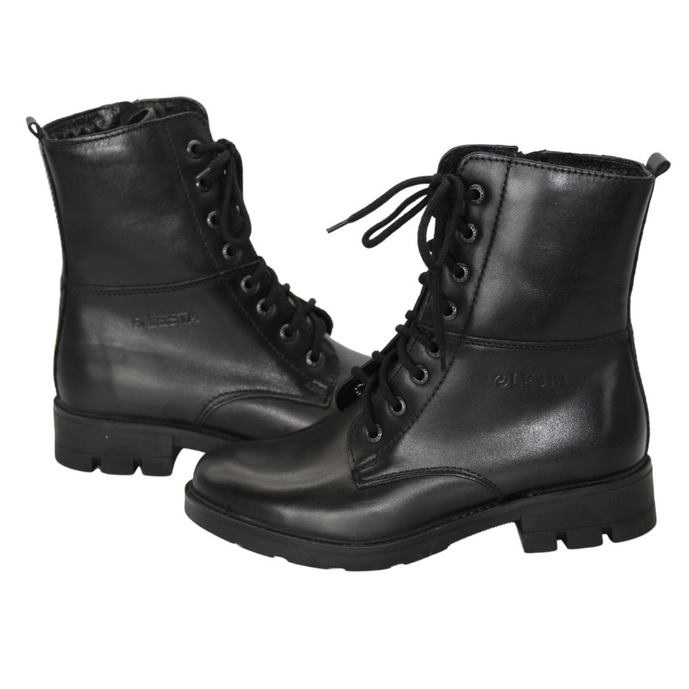 Жіночі чорні черевики Lesta (Польща) модель 5118