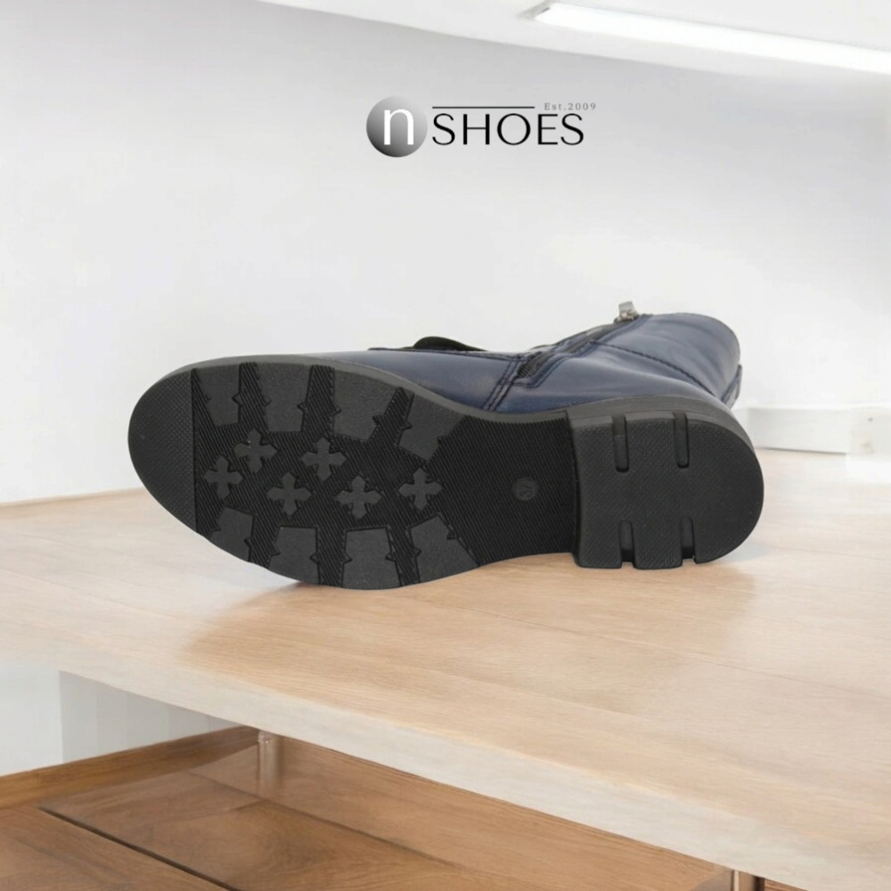 Жіночі сині черевики Lesta (Польща) модель 5119