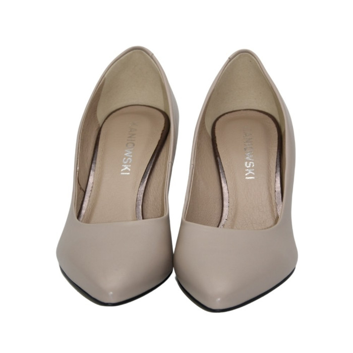 Women's beige shoes Kaniowski (Poland) model 5122