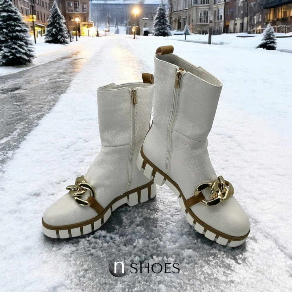 Женские белые зимние ботинки Best but 2782JUL-MAR 5131