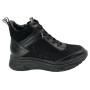 Женские черные ботинки демисезонные BADURA (Польша) модель 5135