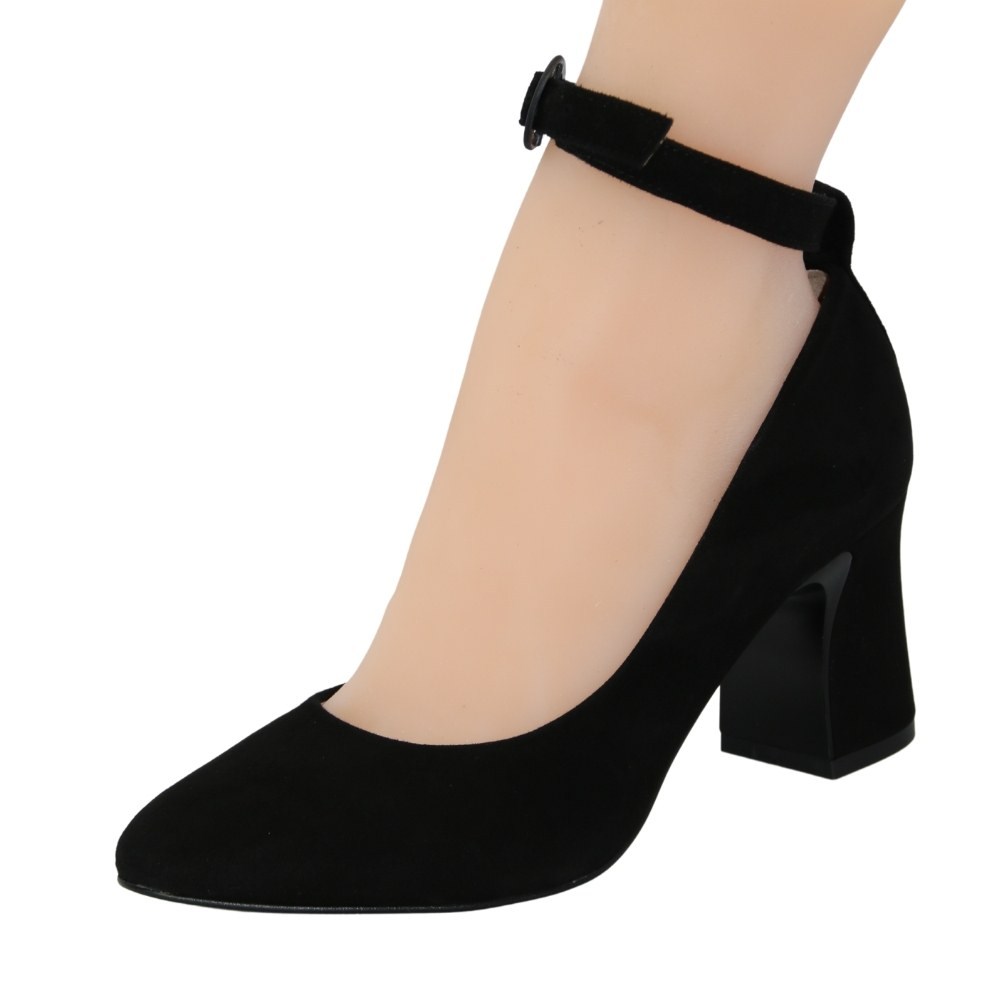 Женские черные туфли Kaniowski (Польша) модель 5136