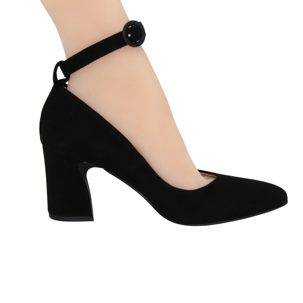 Женские черные туфли Kaniowski (Польша) модель 5136