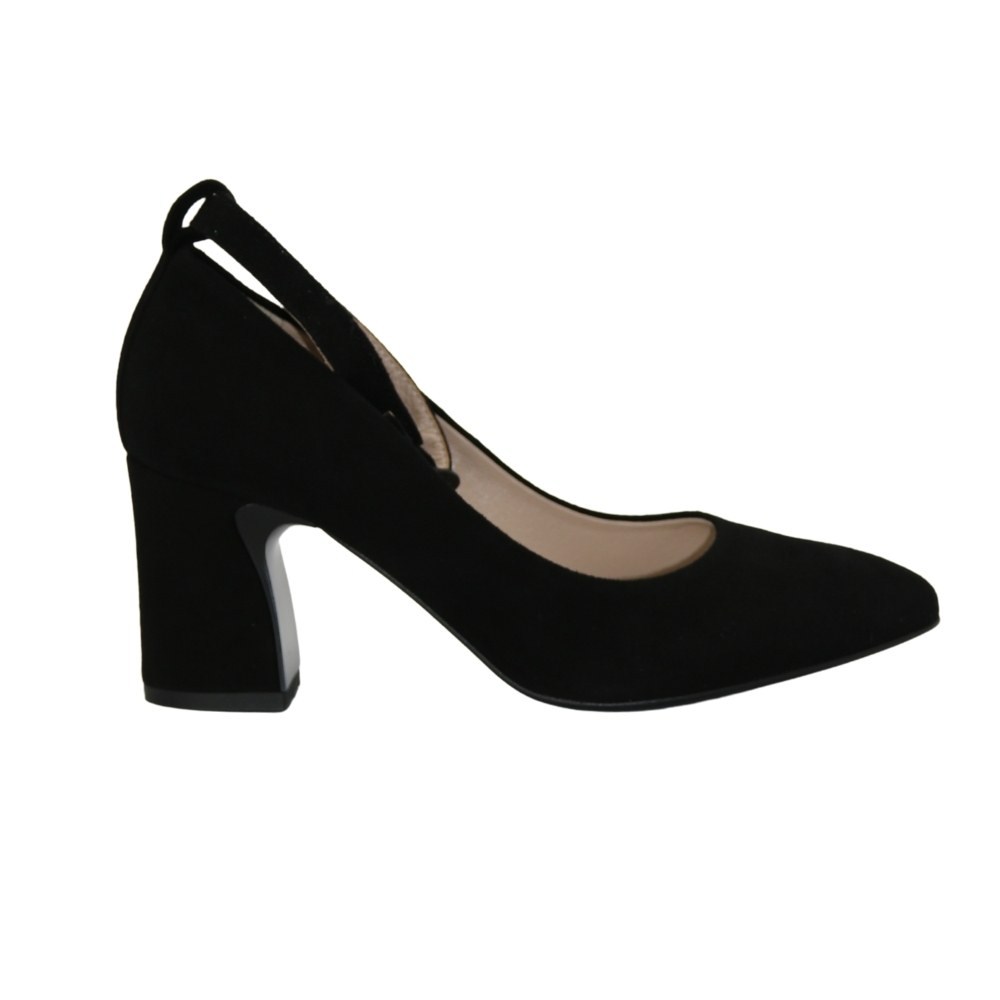 Женские черные туфли Kaniowski (Польша) модель 5136