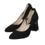Женские черные туфли Kaniowski (Польша) модель 5136