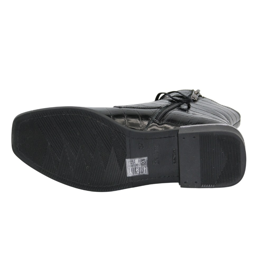 Жіночі чорні черевики демісезонні Bellum (Польща) модель 5137