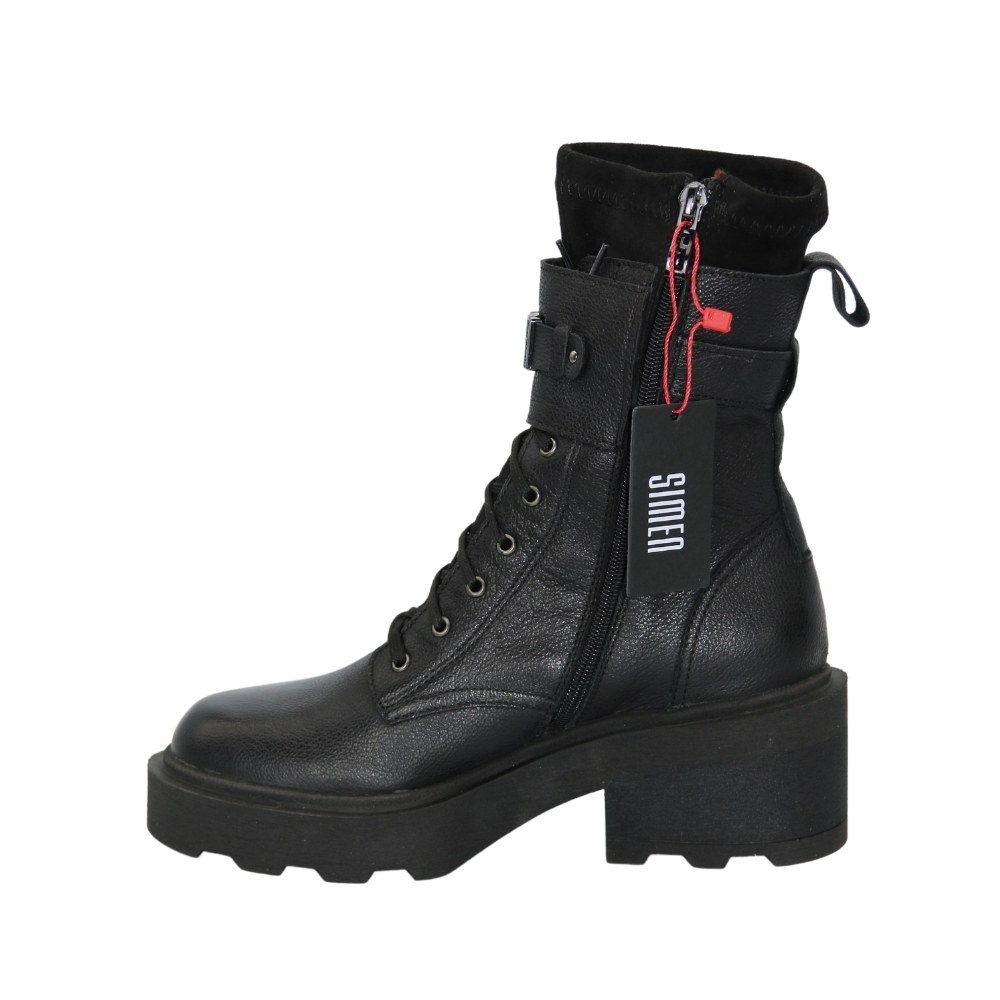 Women's black boots winter Simen (Poland) model 5138