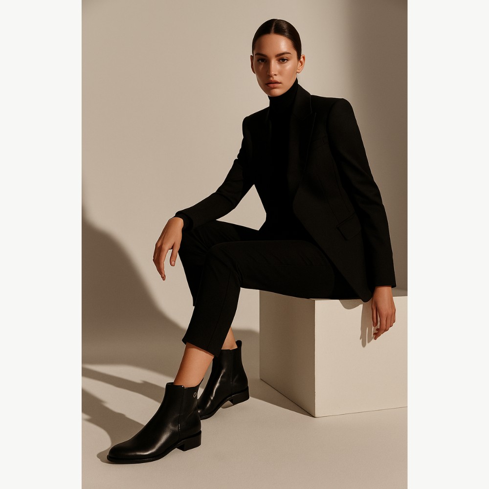 Жіночі чорні черевики Solo Femme KARITA 33945-04-c57-000-52 модель 5143