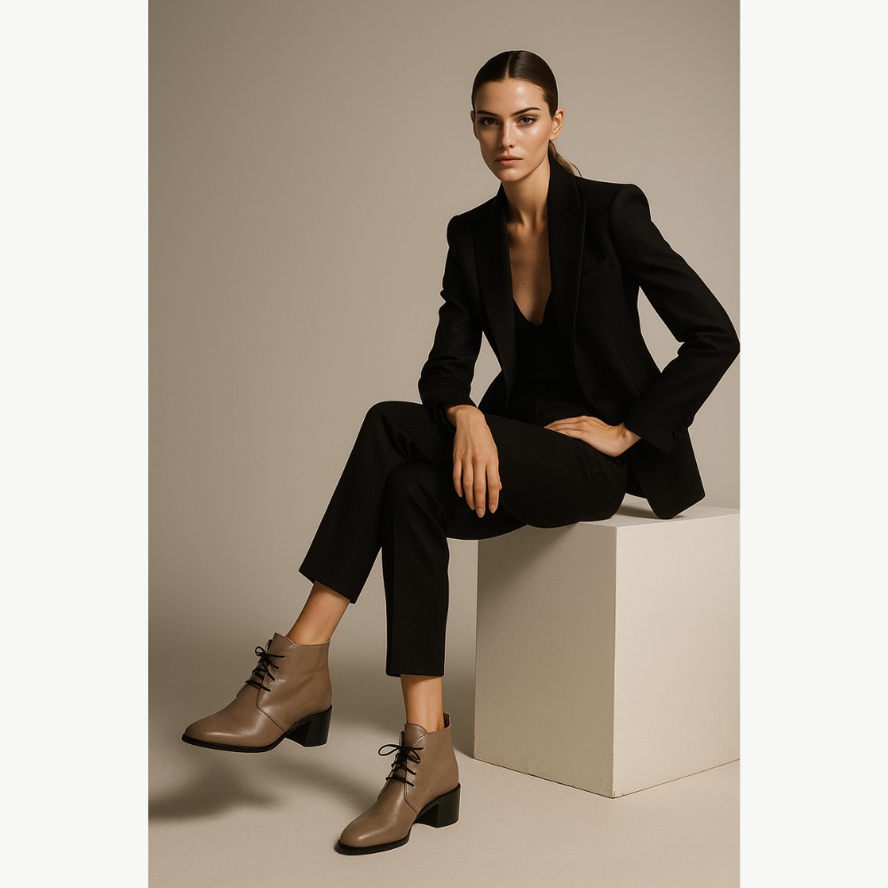 Жіночі бежеві черевики Solo Femme 24722-03-m32-000-50-00 5144