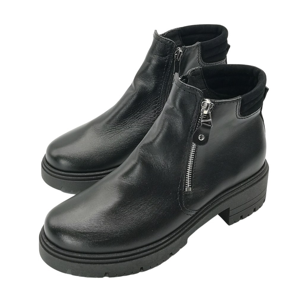 Женские черные ботинки Pimo (Польша) модель 5146