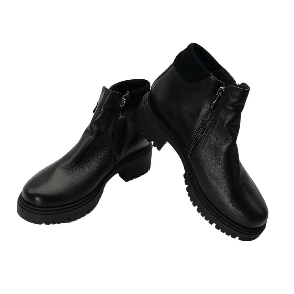 Женские черные ботинки Pimo (Польша) модель 5146