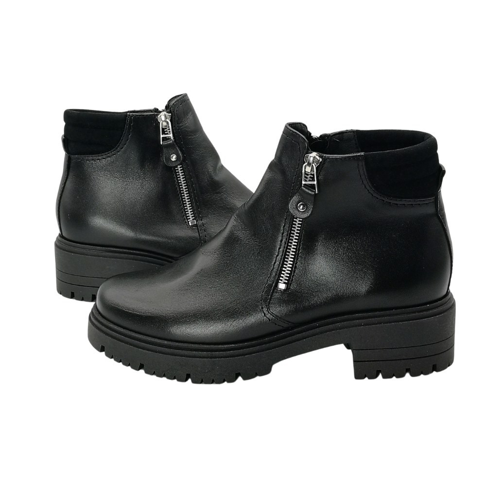 Женские черные ботинки Pimo (Польша) модель 5146