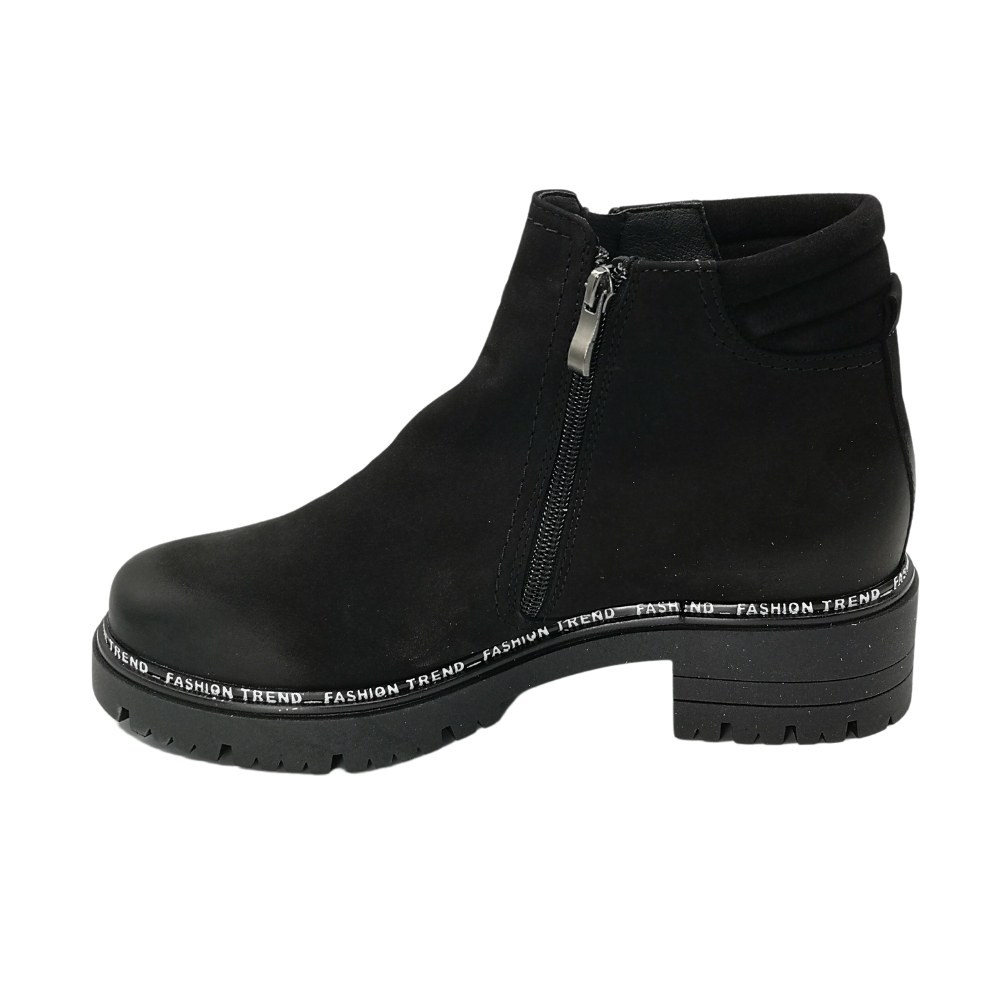 Женские черные ботинки Pimo (Польша) модель 5146