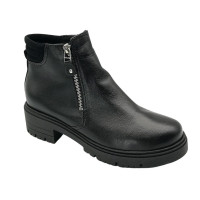 Women's black boots Pimo Poland 458 5146