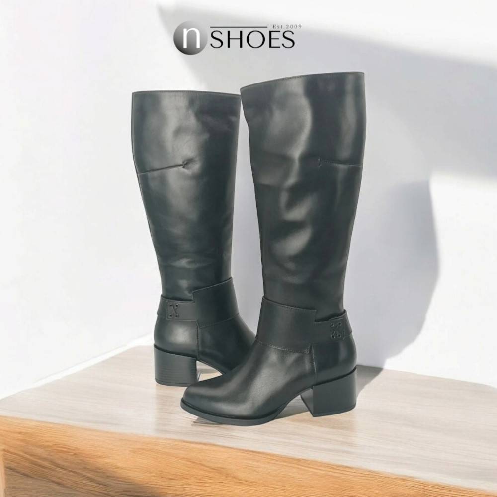 Жіночі чорні чоботи демісезонні Szydlowski (Польща) модель 5150