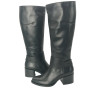 Жіночі чорні чоботи демісезонні Szydlowski (Польща) модель 5150