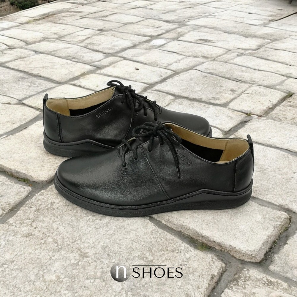 Жіночі чорні туфлі комфорт Lesta (Польща) модель 5152