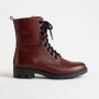 Женские бордовые демисезонные ботинки Lesta 191-6477-6-5148 5153