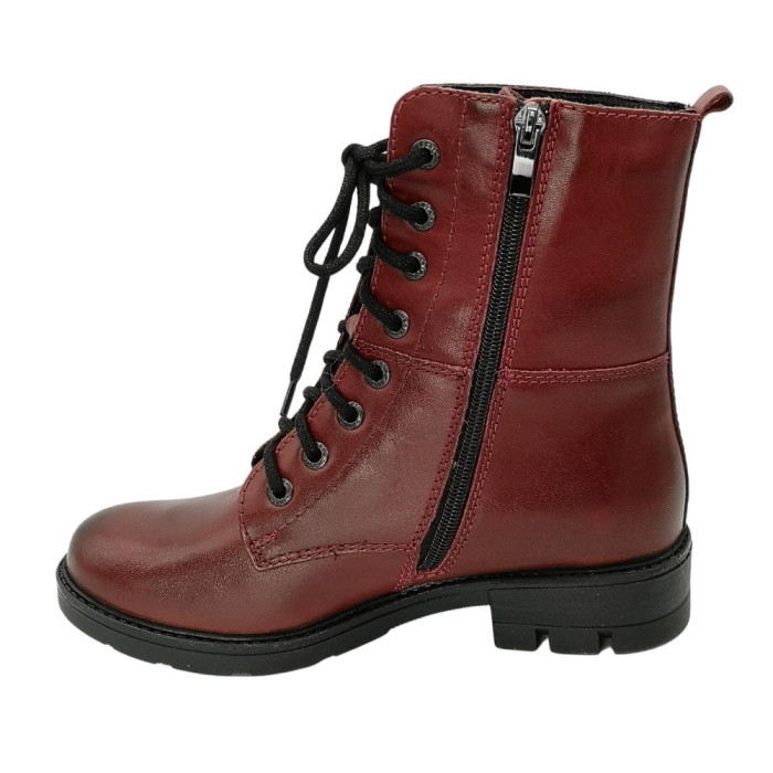 Women’s Burgundy Mid-Season Boots Lesta 191-6477-6-5148 5153