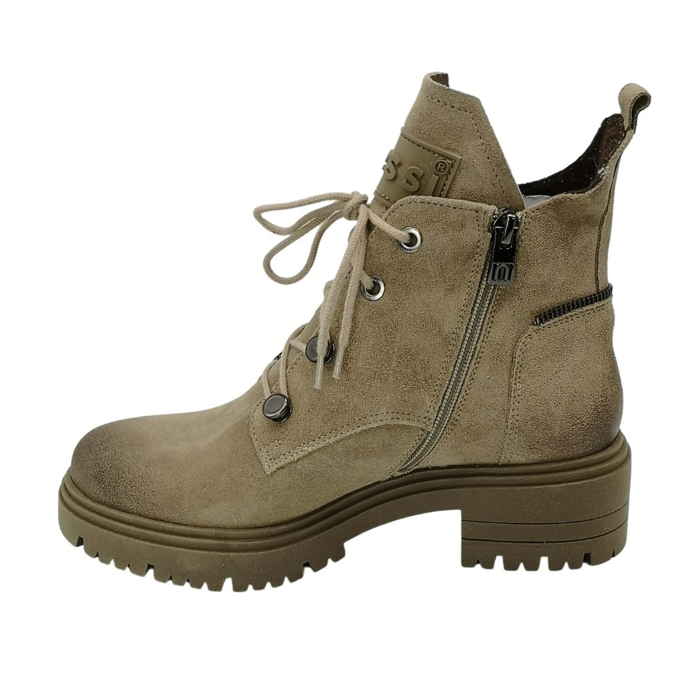 Женские бежевые ботинки Nessi (Польша) модель 5155