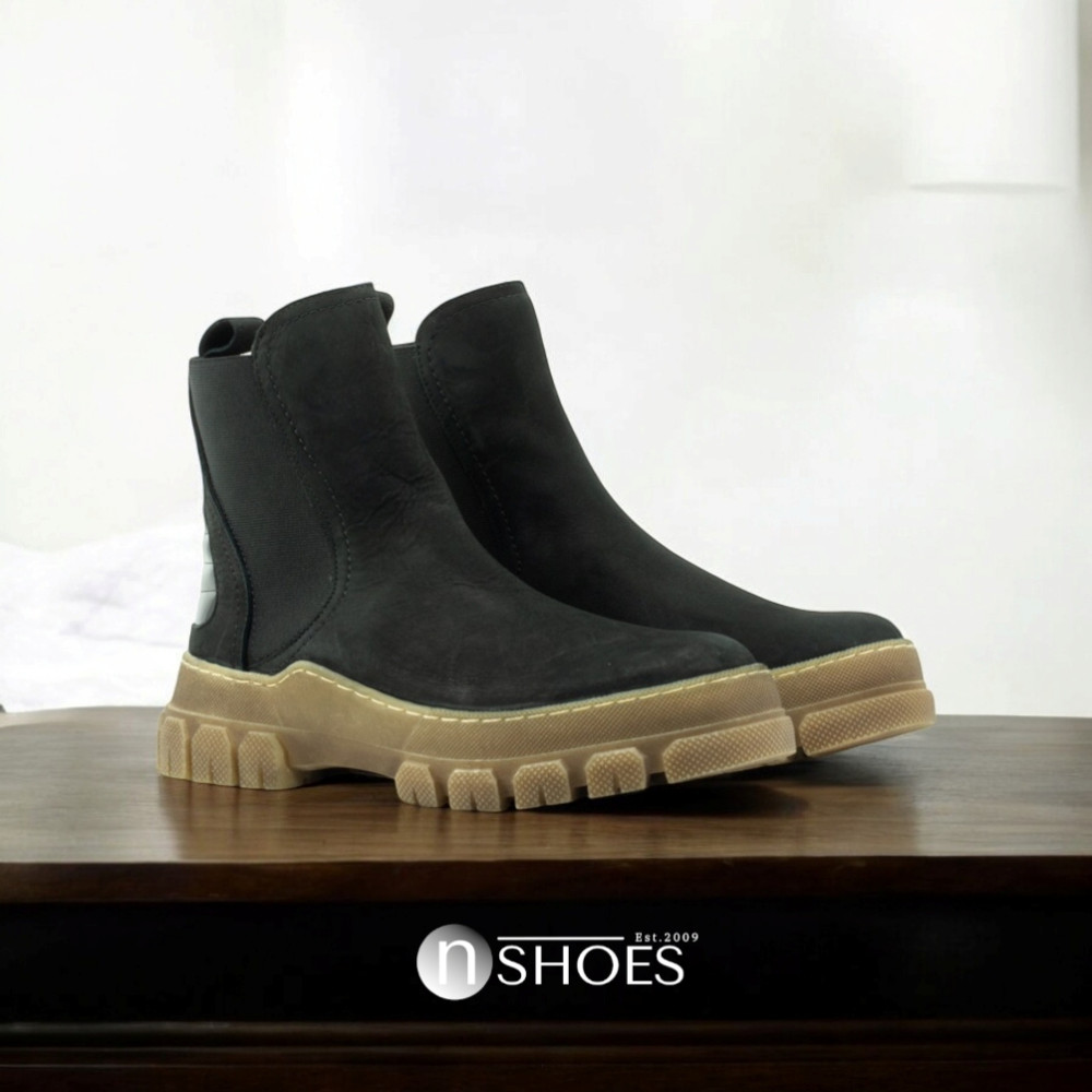 Women's black boots demi-season Solo Femme (Poland) model 5157