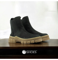 Модні жіночі чорні чолсі черевики Solo Femme Польща 65501-02-h92-c26-02-00 5157 з натуральної шкіри 39 розмір зі знижкою від польської фабрики