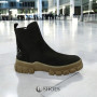 Women's black boots demi-season Solo Femme (Poland) model 5157