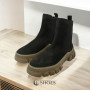 Women's black boots demi-season Solo Femme (Poland) model 5157