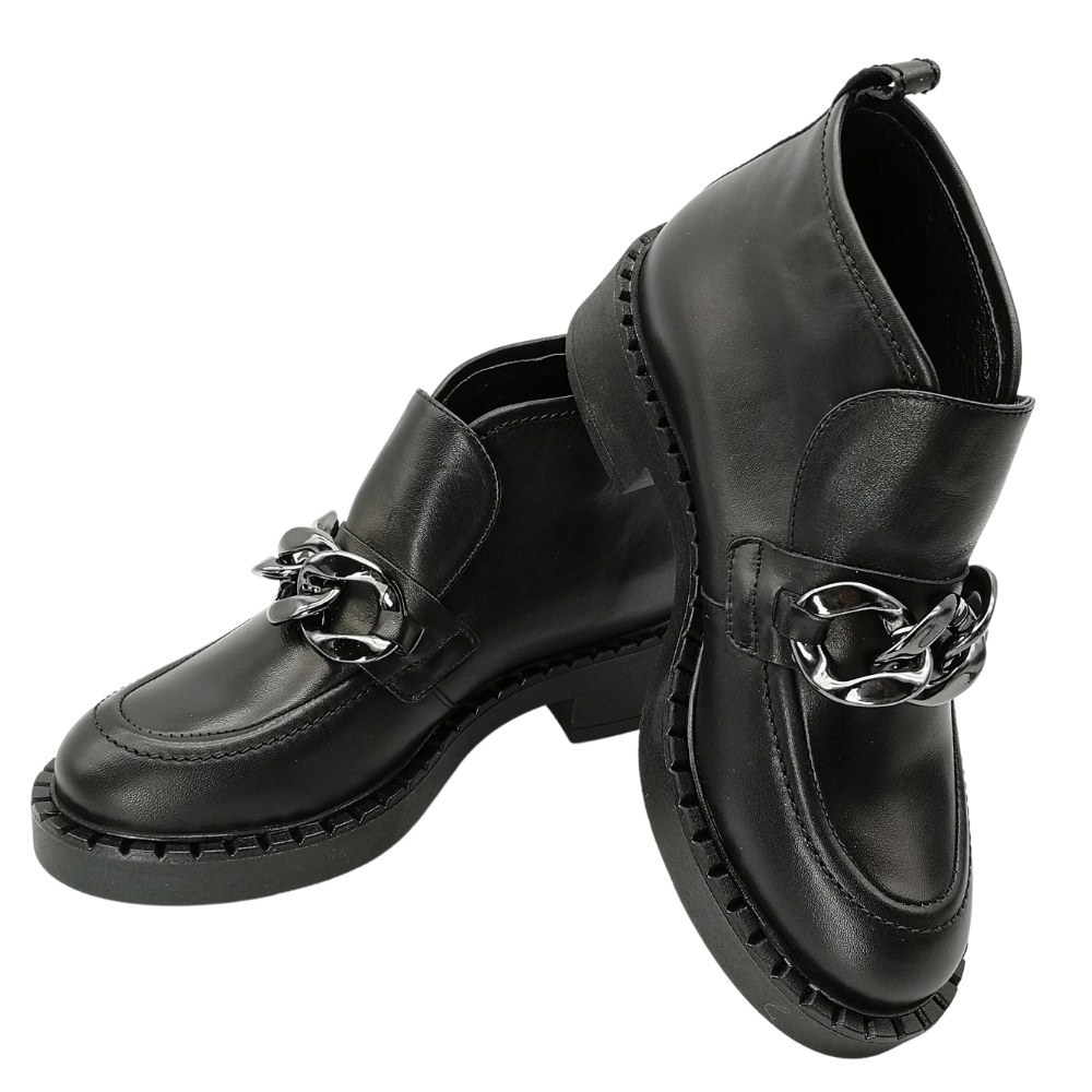 Жіночі чорні ботильйони демісезонні Solo Femme (Польща) модель 5158