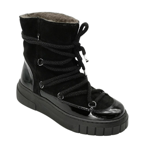 Women's black boots Solo Femme Poland 83101-01-D80/G70-20-00 5159