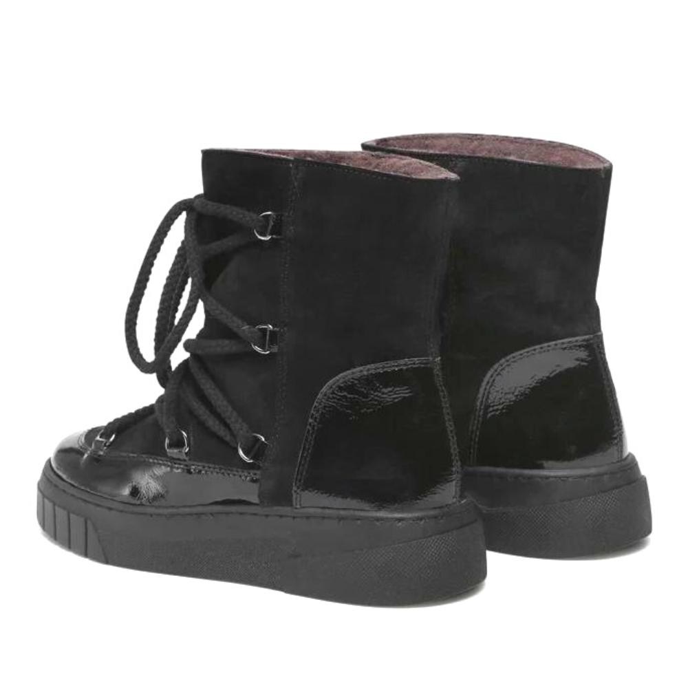 Жіночі чорні черевики зимові Solo Femme (Польща) модель 5159