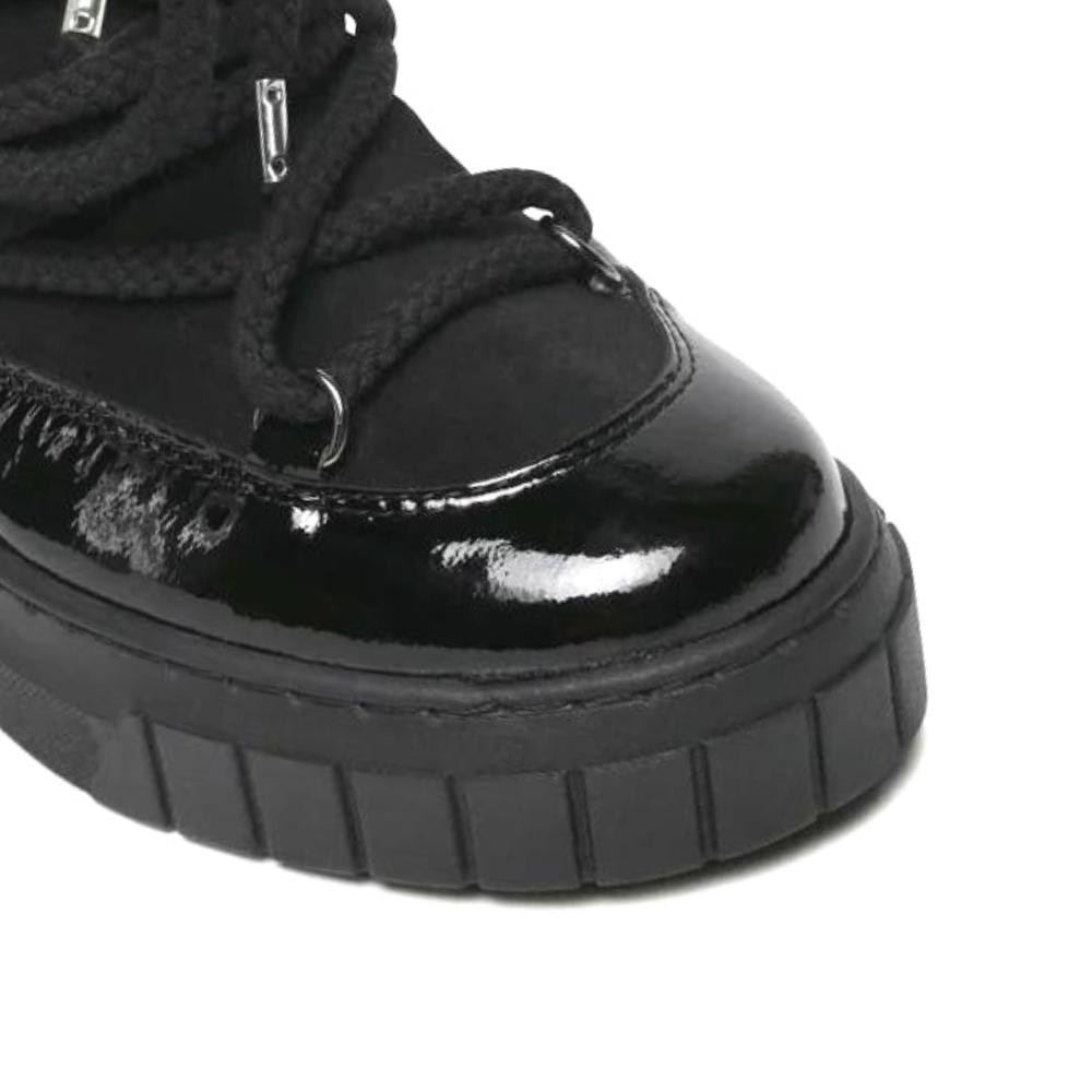 Жіночі чорні черевики зимові Solo Femme (Польща) модель 5159