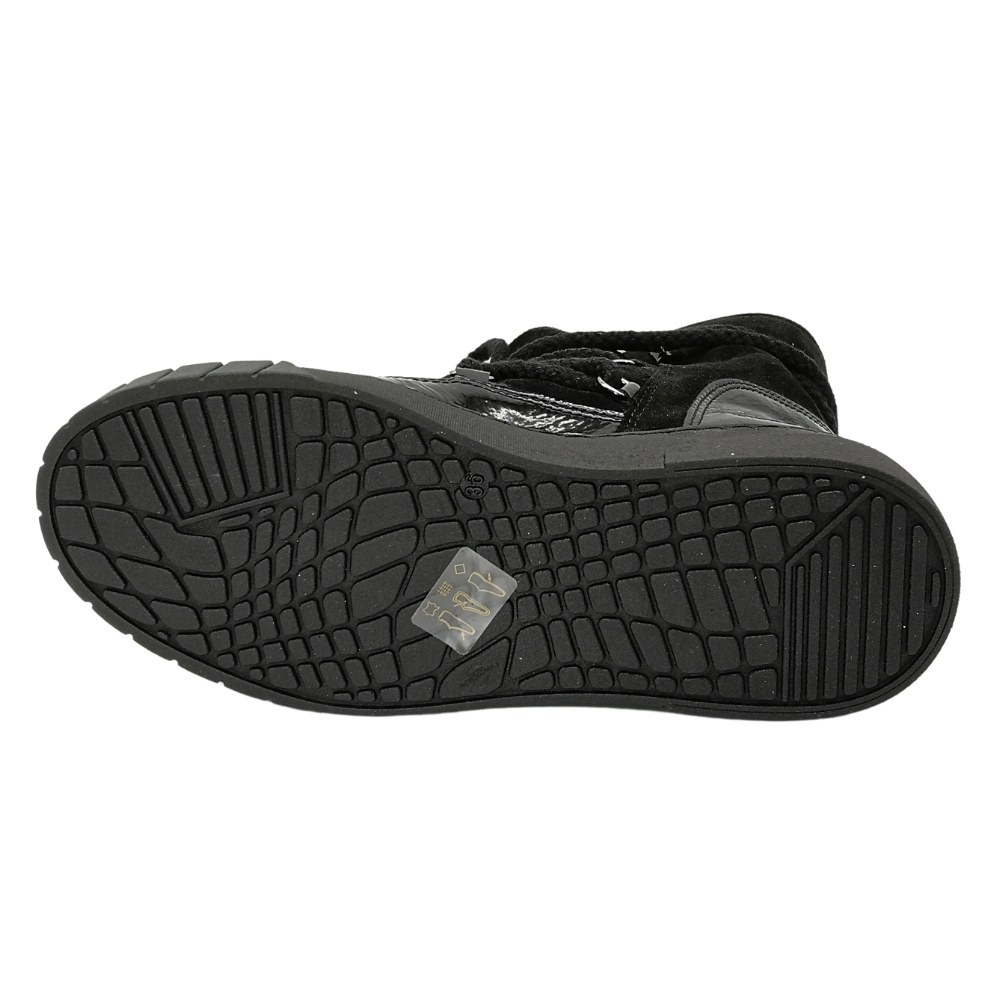 Жіночі чорні черевики зимові Solo Femme (Польща) модель 5159