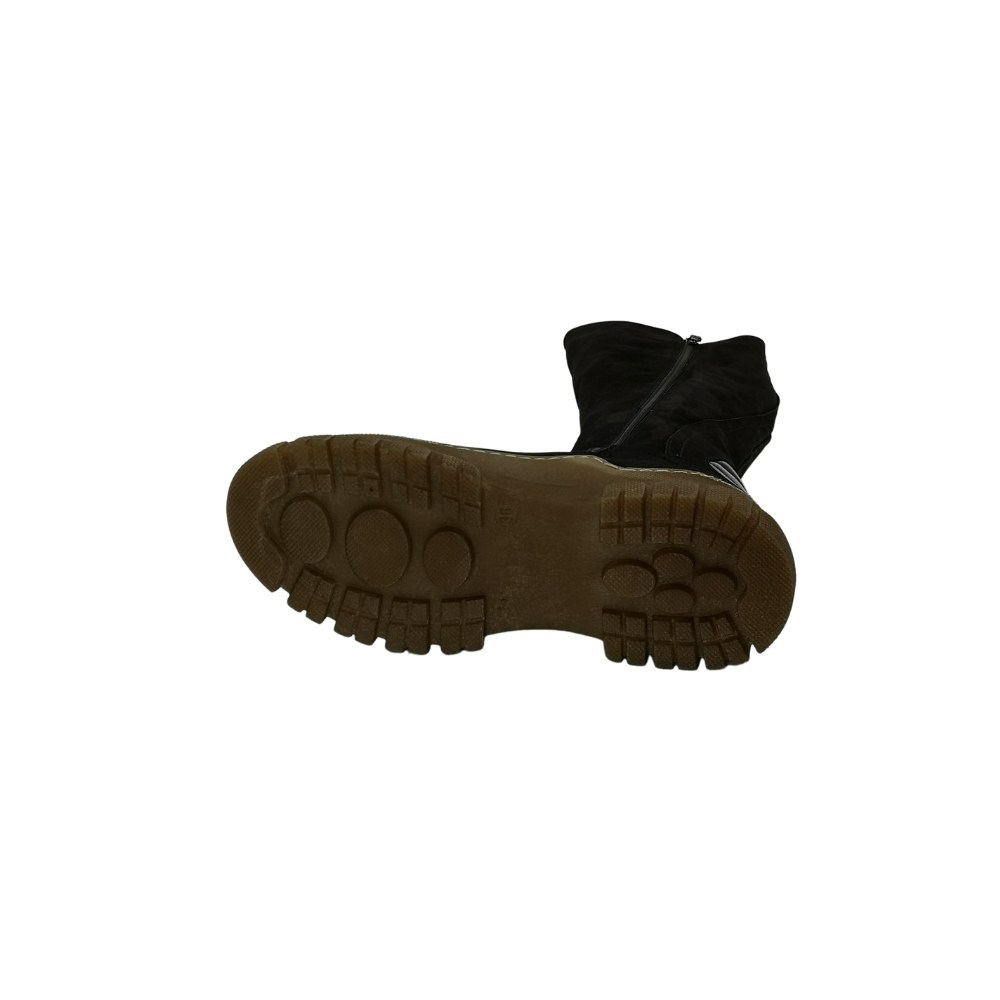 Жіночі чорні чоботи демісезонні Solo Femme (Польща) модель 5162