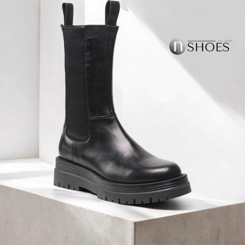 Жіночі чорні черевики Solo Femme (Польща) модель 5163