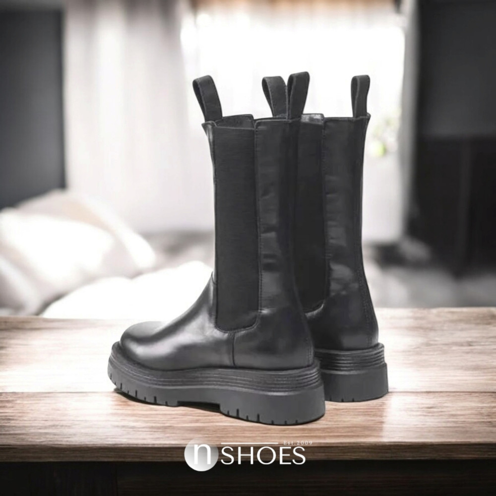 Жіночі чорні черевики Solo Femme (Польща) модель 5163