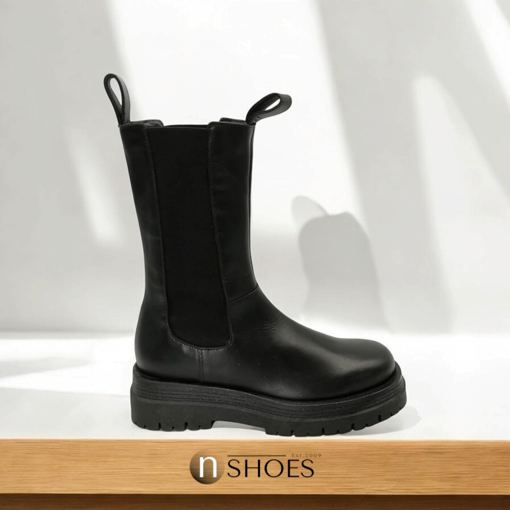 Жіночі чорні черевики Solo Femme (Польща) модель 5163