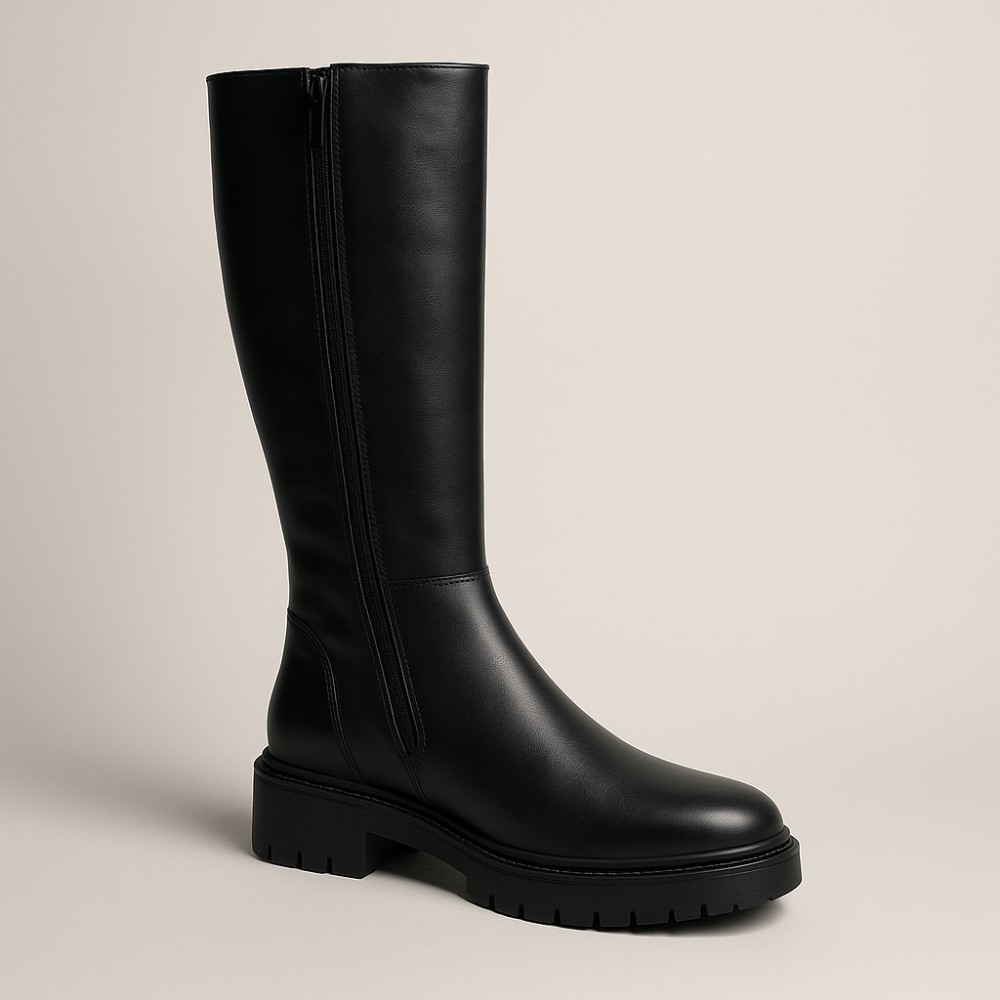 Женские черные сапоги еврозима Best but (Польша) модель 5172