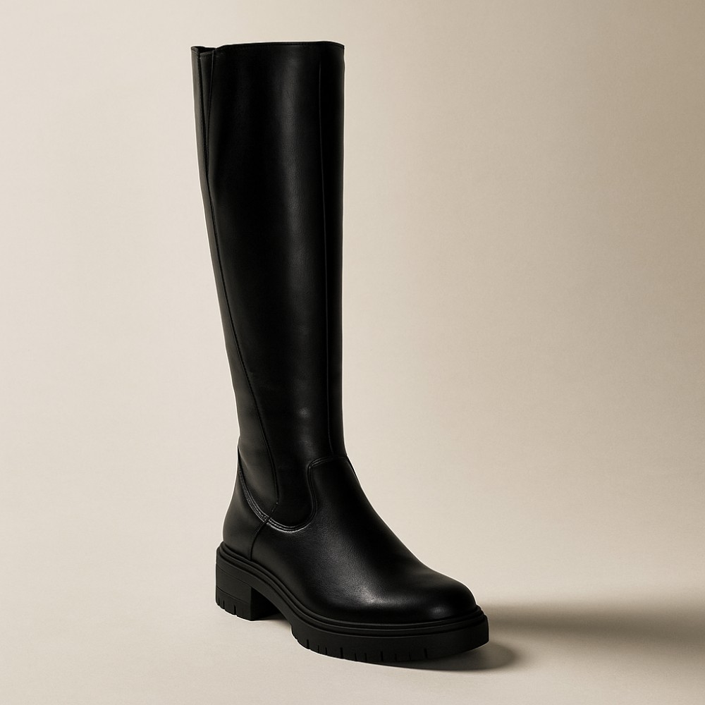 Женские черные сапоги еврозима Best but (Польша) модель 5172